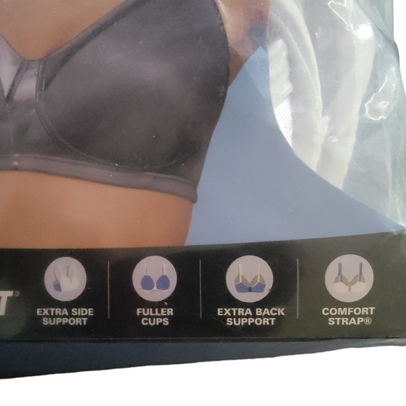 White 38D Playtex 18hour Silky Soft Smoothing Bra. Tru 4way Support. Breathable - Picture 5 of 6